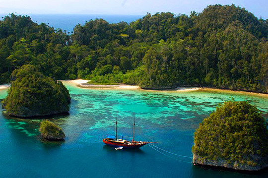 หมู่เกาะราชาอัมพัท แหล่ง