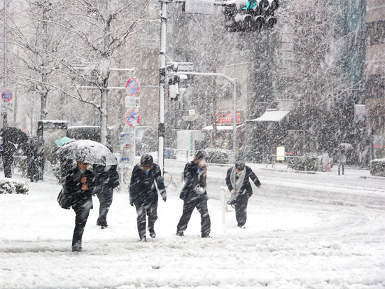 ญี่ปุ่นหิมะตกหนัก เตือนภ