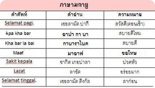 3 ภาษาอาเซียนสำคัญ ห้ามพ